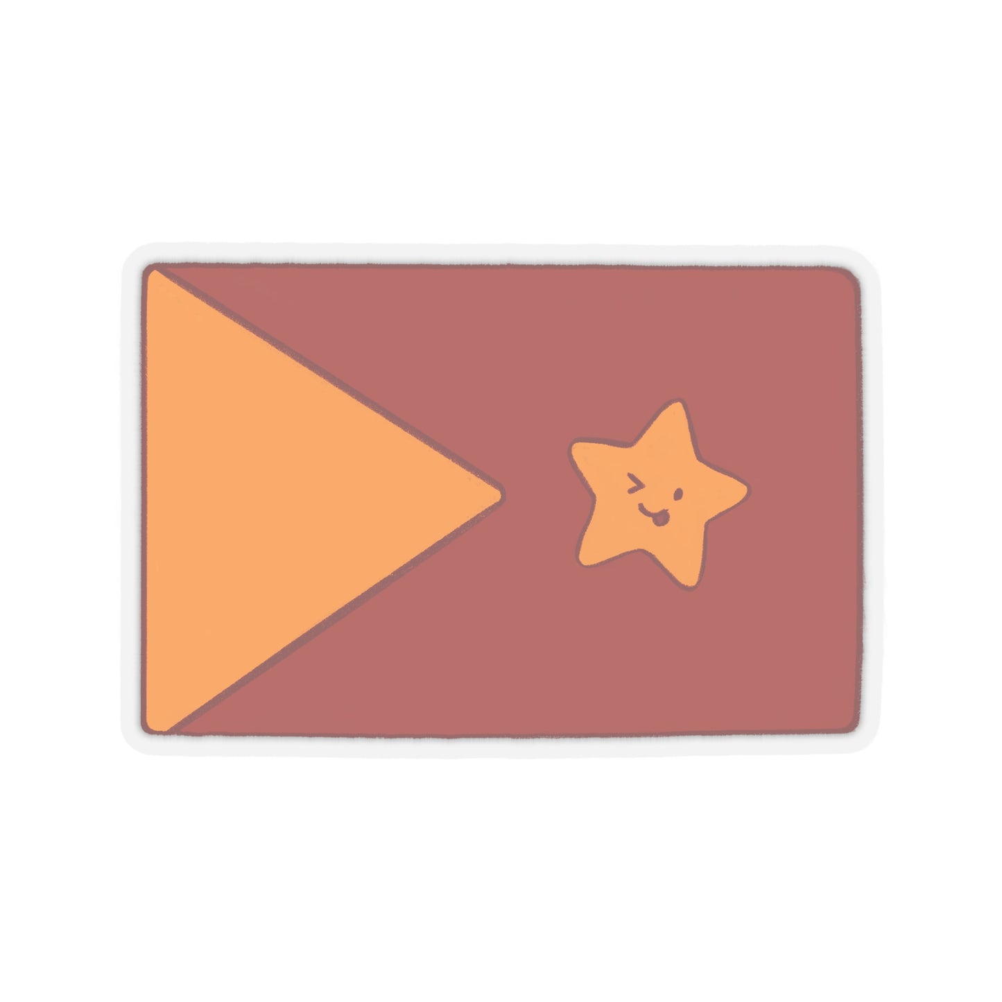 Cute Tigray Flag Sticker