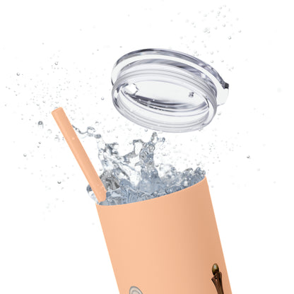 Skinny Tumbler with Straw, 20oz