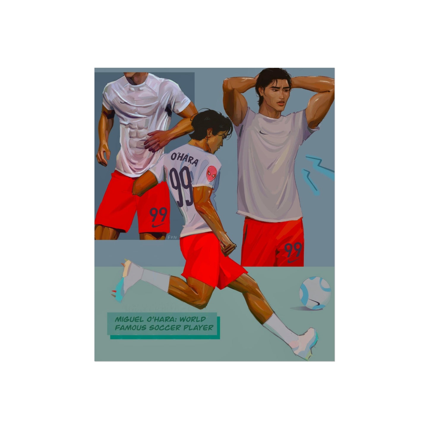 Soccer Miguel Print