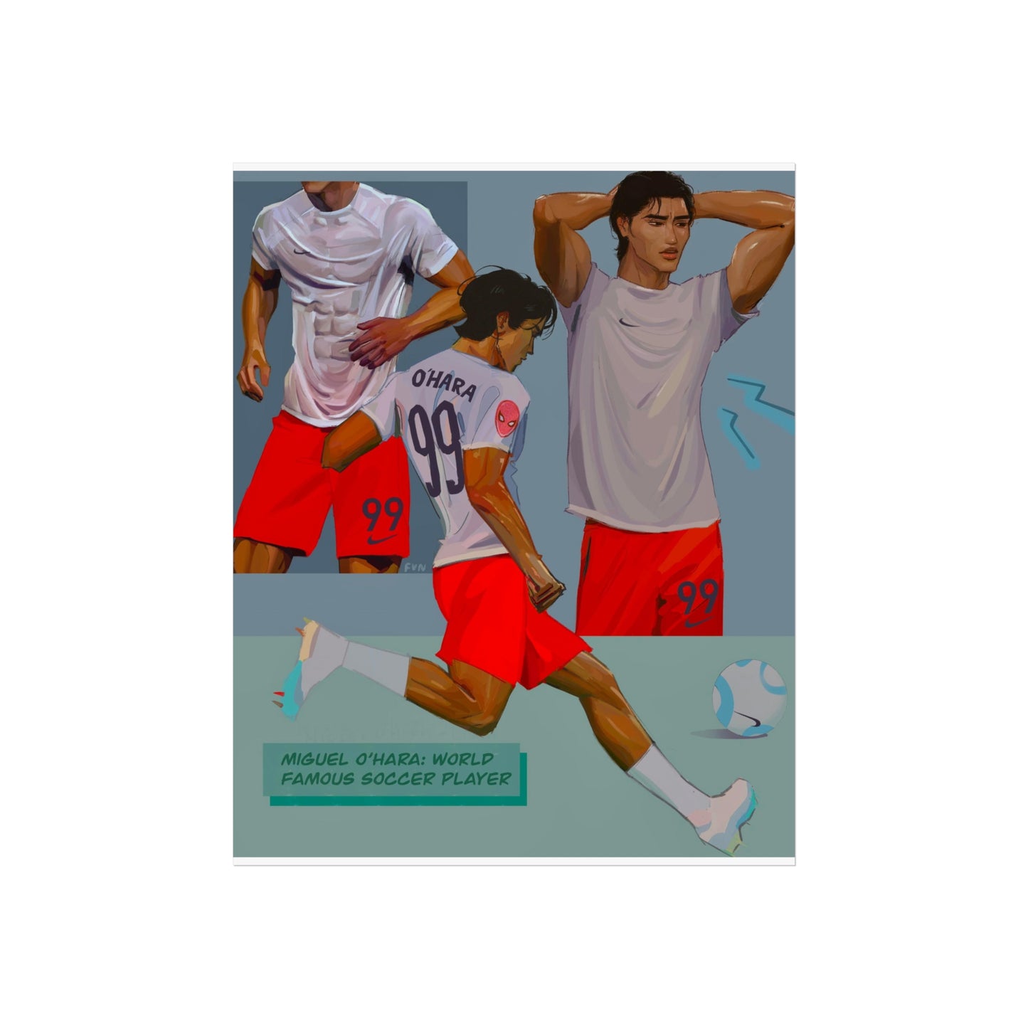 Soccer Miguel Print