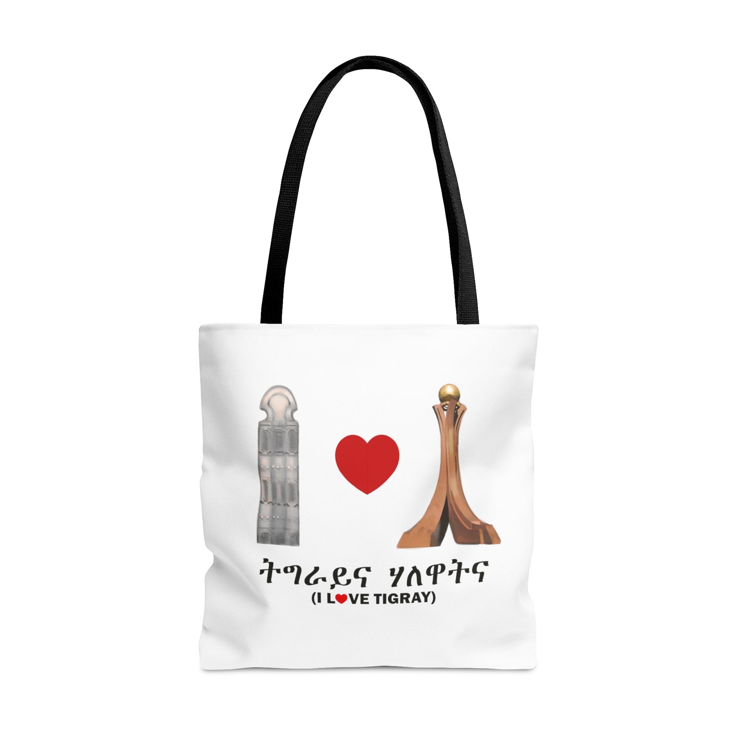 I Love Tigray Durable Tote Bag